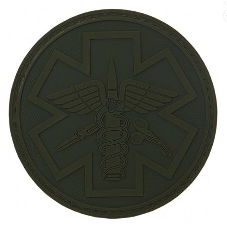 PATCH 3D PVC PARA MEDIC GREEN