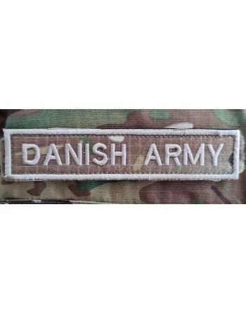DANISH ARMY, MultiCam på Velcro