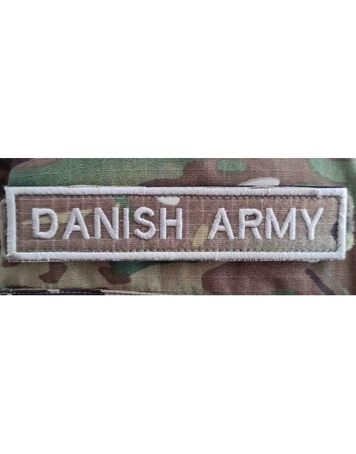 DANISH ARMY, MultiCam på Velcro