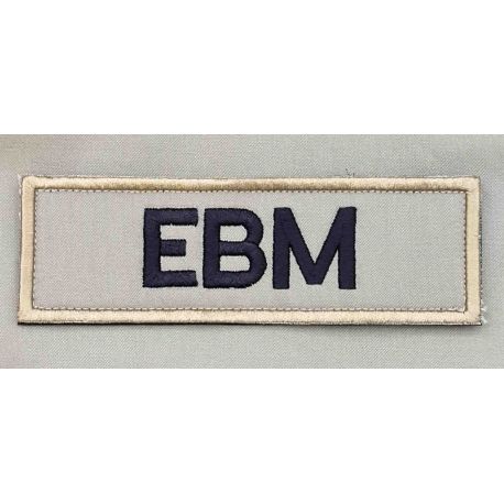 EBM ærmemærke, MTS-Khaki på velcro