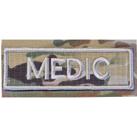 MEDIC ærmemærke, Khaki/MultiCam på velcro