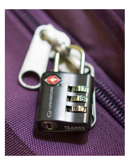 LifeVenture - TSA kombinationslås, Sort