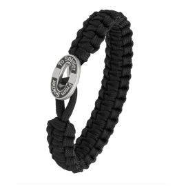 From Soldier To Soldier - Black bracelet, black FSTS silver lock