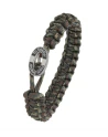 From Soldier To Soldier - Olive bracelet, black FSTS silver lock