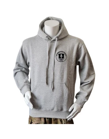 Lancer Hoodie med STKMP KBH VESTEGN, tryk på ryg, Grå