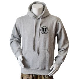 Lancer Hoodie med STKMP KBH VESTEGN, tryk på ryg, Grå