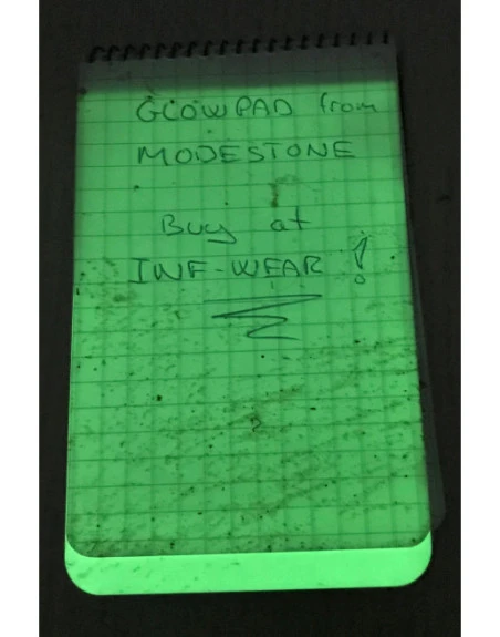 Modestone - Waterproof Taktisk Notebook with Glowpad, Leg pocket size