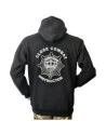 LANCER Hoodie, Sort, m. Livgarden "Close Combat Instructor" trykt på Ryg.