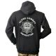 LANCER Hoodie, Sort, m. Livgarden "Close Combat Instructor" trykt på Ryg.