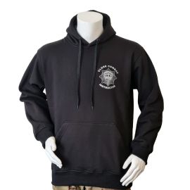 LANCER Hoodie, Sort, m. Livgarden "Close Combat Instructor" trykt på Ryg.