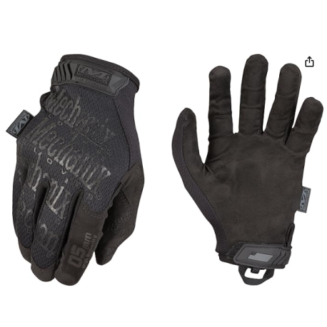 Mechanix Wear - Original 0.5mm High Dexterity Covert Tactical Gloves (XX-Large, Black)