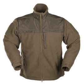 MIL-TEC - Elite Fleece Jacket Hextac®, Oliven, Str. XL