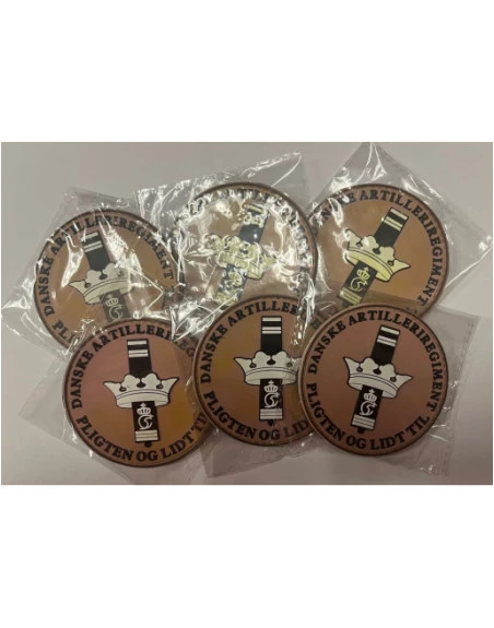 Danske Artilleriregiment, Rundt, Grøn/Grå og på velcro