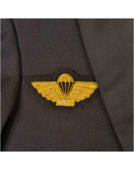 DFU Faldskærmsvinge, Guldbroderi til Selskabsuniform