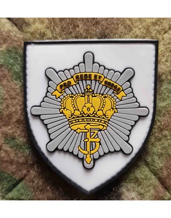 Den Kongelige Livgarde, sol, PVC mærke på velcro