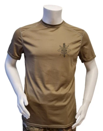 XGO T-shirt, TAN-499 med Føringsstøtteregimentet, tryk på bryst
