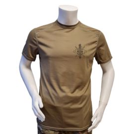 XGO T-shirt, TAN-499 med Føringsstøtteregimentet, tryk på bryst