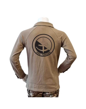 LANCER - Kampskjorte med HVK TØNDER tryk på bryst, MTS-Khaki