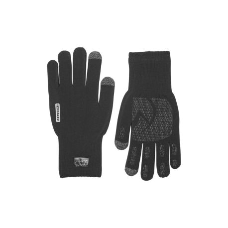 SealSkinz - ANMER, Waterproof All Weather, Knitted glove with grip, Black