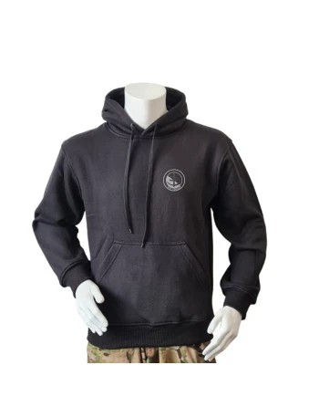 Lancer - Hoodie, Sort med HVK Tønder tryk på ryg