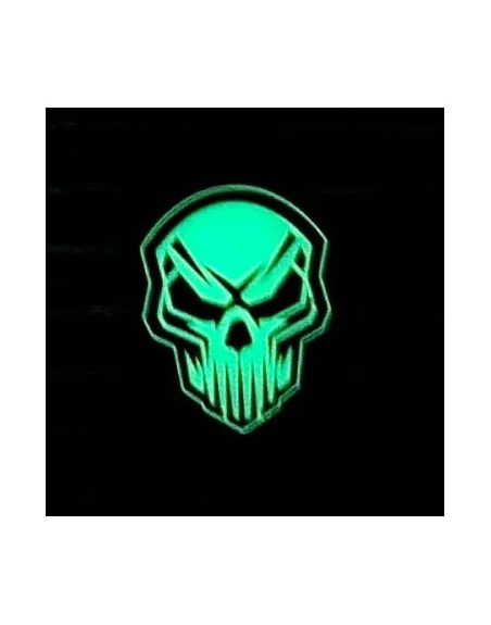 Angry Skull, Selvlysende 3D PVC Patch