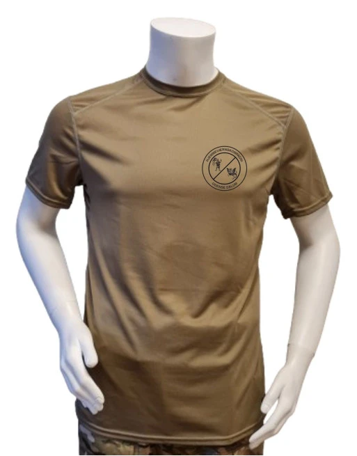 XGO - T-shirt, TAN-499 med HVK Odense Dalum tryk på bryst