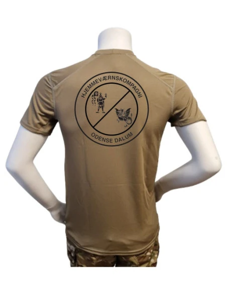 XGO - T-shirt, TAN-499 med HVK Odense Dalum tryk på bryst