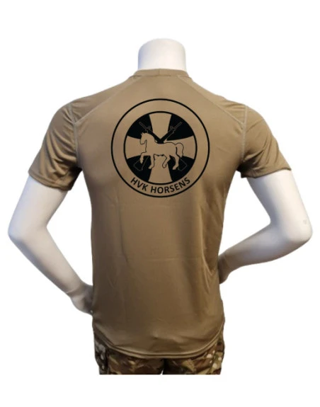 XGO - T-shirt, TAN-499 med HVK Horsens tryk på bryst