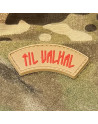 LANCER - TIL VALHAL Patch, PVC curved, Coyote/red
