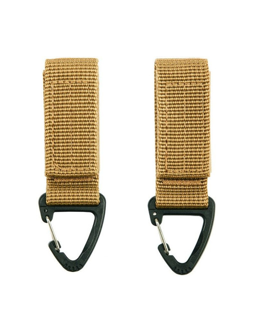 101 INC - PALS (MOLLE) Karabiner, 2 stk., Coyote