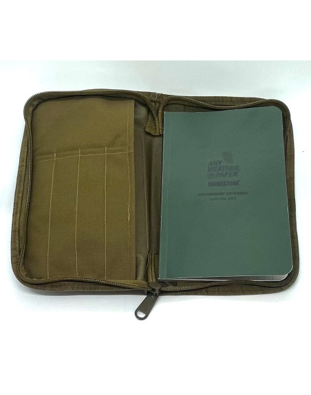 LANCER - Fieldbook Cover med MODESTONE vandfast Fieldbook, Coyote