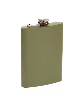 Fosco - Pocket Flask, 8 oz, Olive