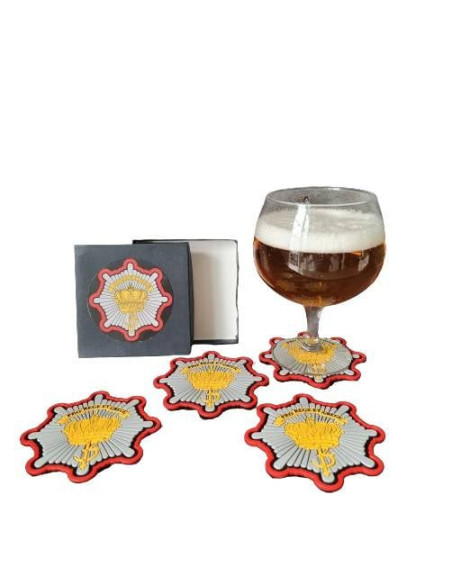 4 pcs. PVC Coaster, Royal Guards
