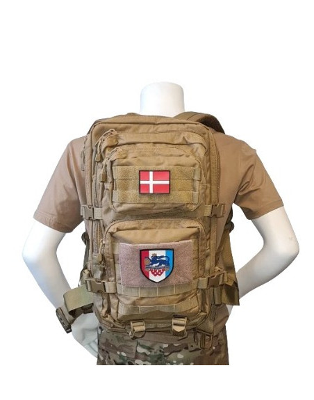 Rygsæk m. Jydske Dragonregiments Regimentsmærke, sæt