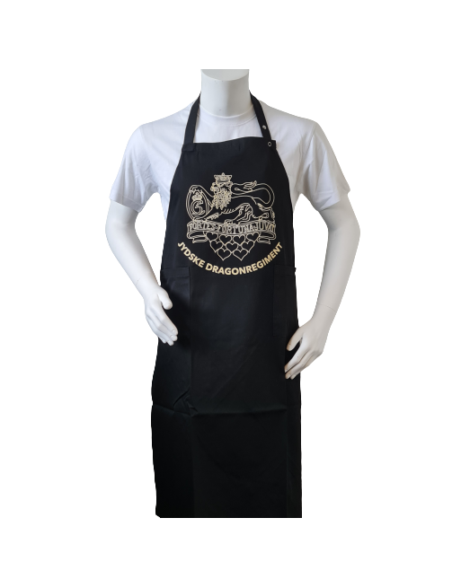 Forklæde m. Jydske Dragonregiments regimentsmærkemærke