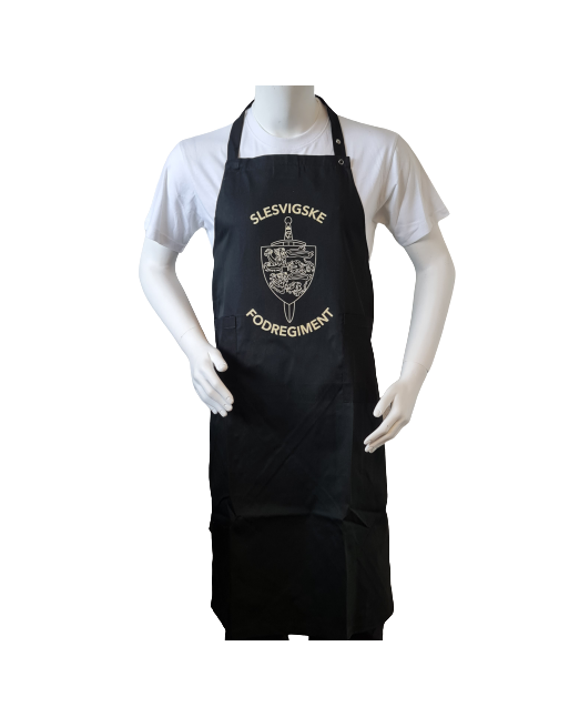 Forklæde m. Slesvigske Fodregiments regimentsmærke
