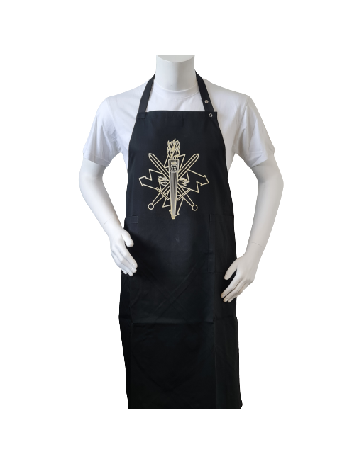 Forklæde m. Føringsstøtteregimentets regimentsmærke