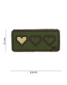 Patch 3D PVC Last life green #14015
