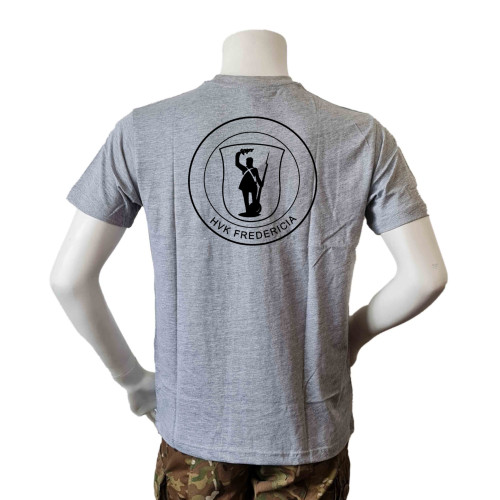 LANCER - T-shirt, Grå m. HVK Fredericia, tryk på bryst