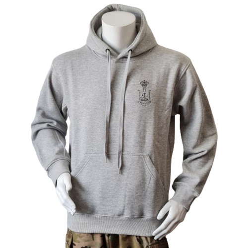 LANCER - Hoodie, Grå m. Esbern Snare, tryk på ryg
