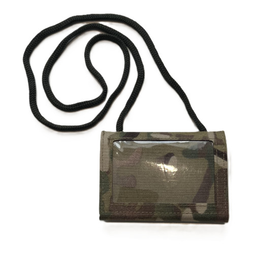 LANCER - ID og kortholder med halssnor, MultiCam