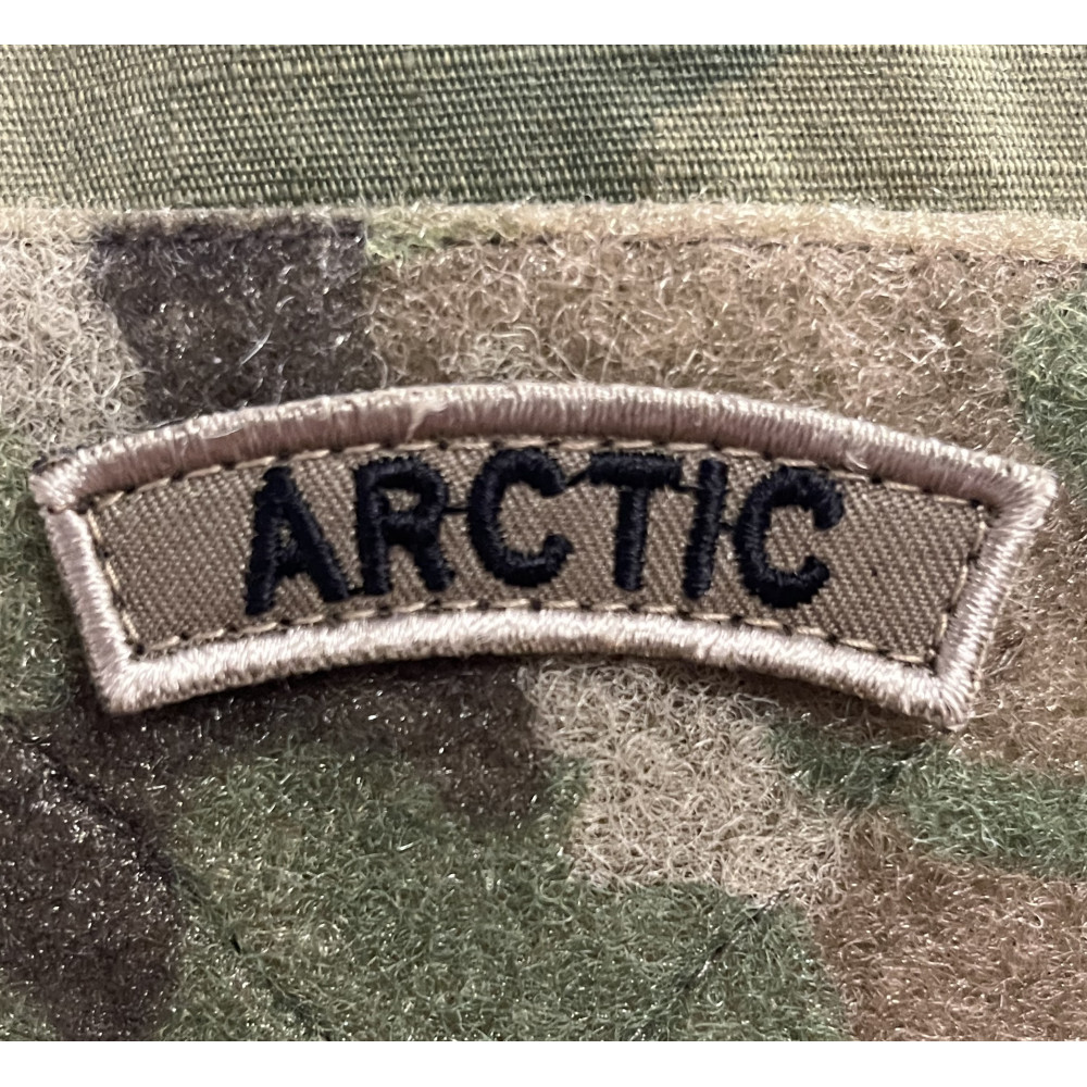 LANCER - ARCTIC patch on velcro, Black/khaki