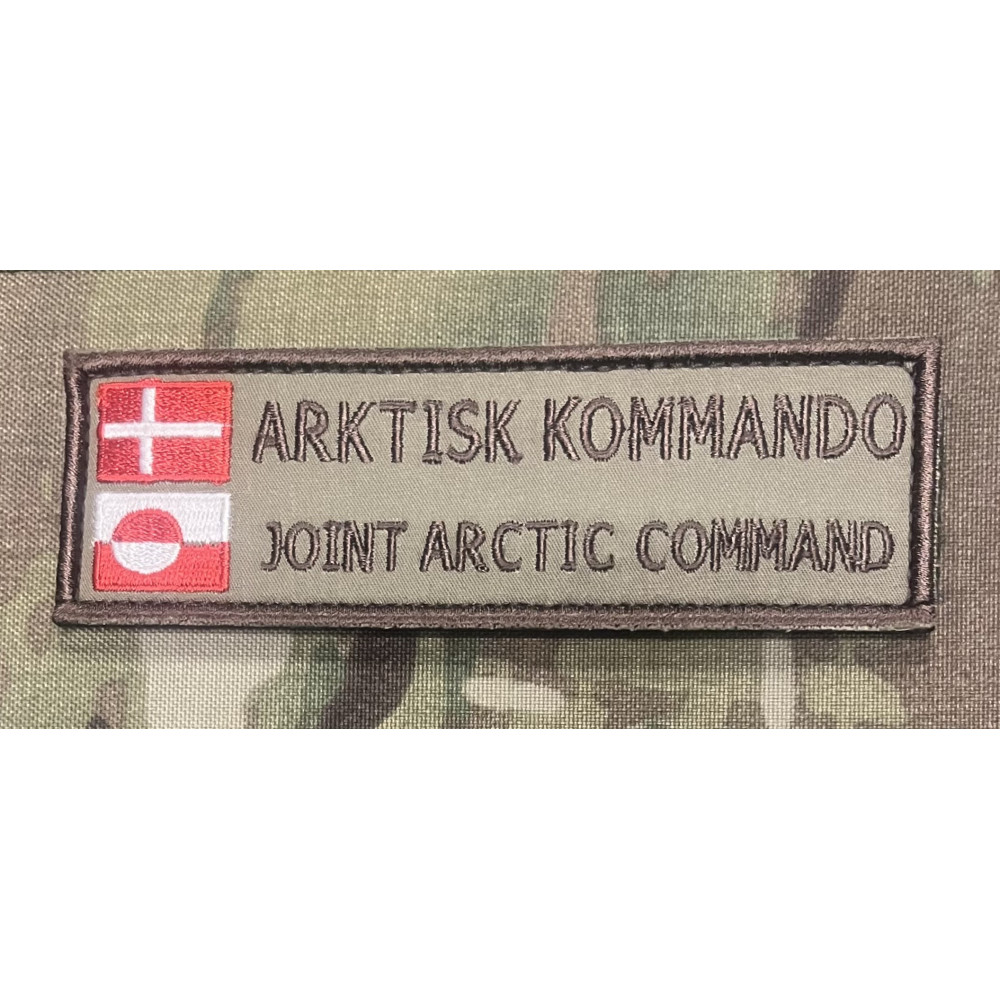 ARKTISK KOMMANDO Ærmemærke med flag