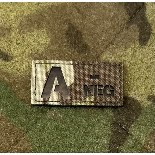 LANCER - Blood Type, Laser Cut Patch, MultiCam