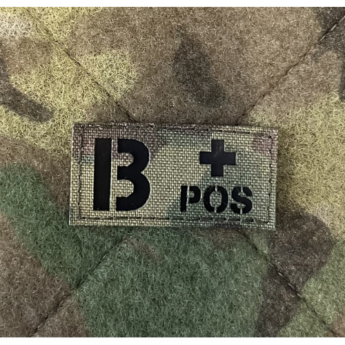 LANCER - Blood Type, Laser Cut Patch, MultiCam