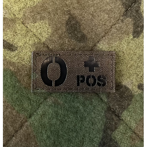 LANCER - Blood Type, Laser Cut Patch, MultiCam