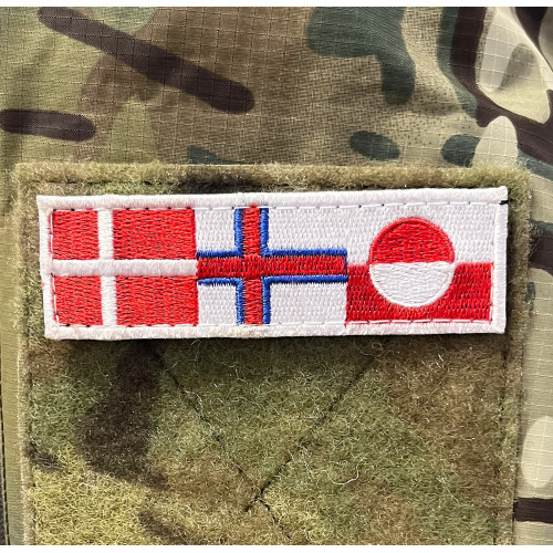 Flags of the Danish The Commonwealth (9 x 2,8 cm)
