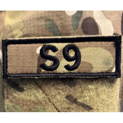 LANCER - Stabsærmemærker S1 til S9, 3x9cm, MultiCam