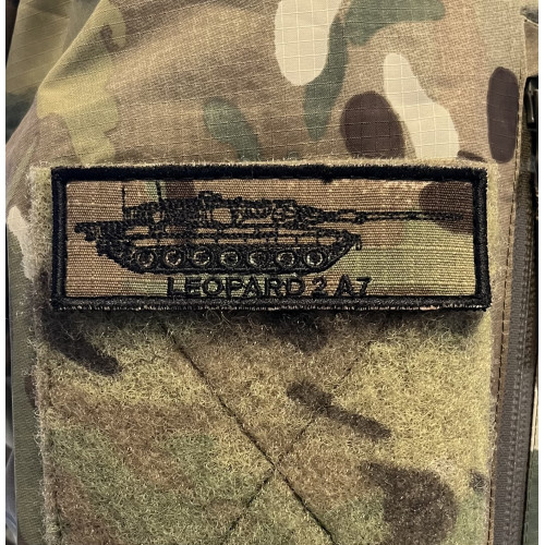 LANCER - Ærmemærke LEOPARD 2 A7 med Velcro, MultiCam