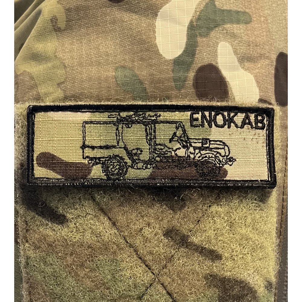 LANCER - ENOKAB Patch on Velco, MultiCam